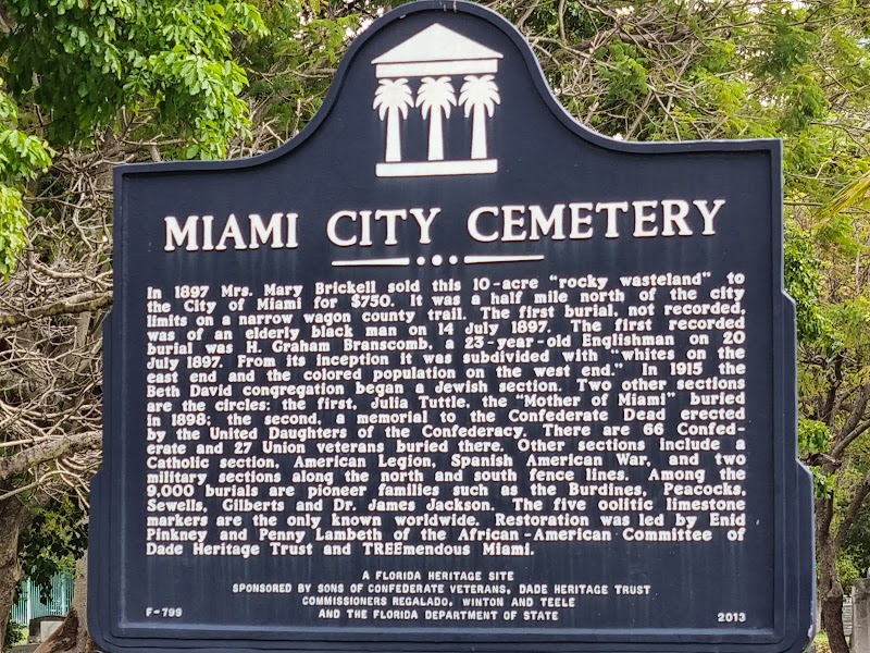 Miami City Cemetery, Miami